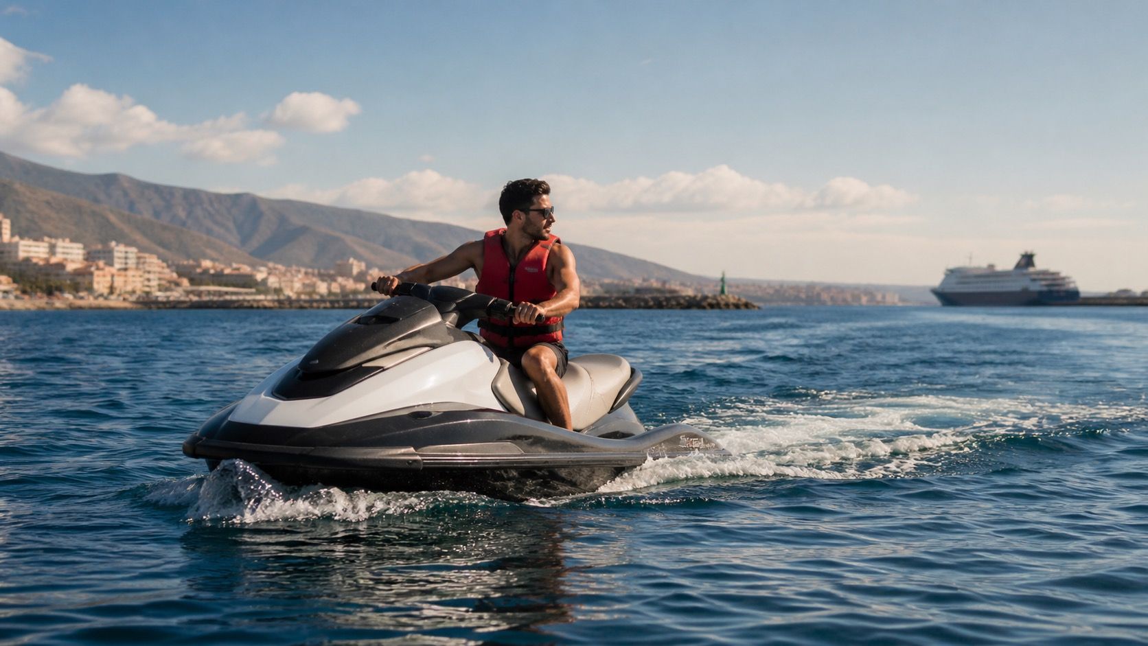 Moto de agua en Los Cristianos: cómo organizar una experiencia desde el puerto